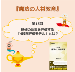 研修の効果を評価する「4段階評価モデル」とは？